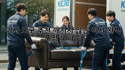 이사 도구 추천: 깨지지 않는 이사, 완벽 포장 노하우!
